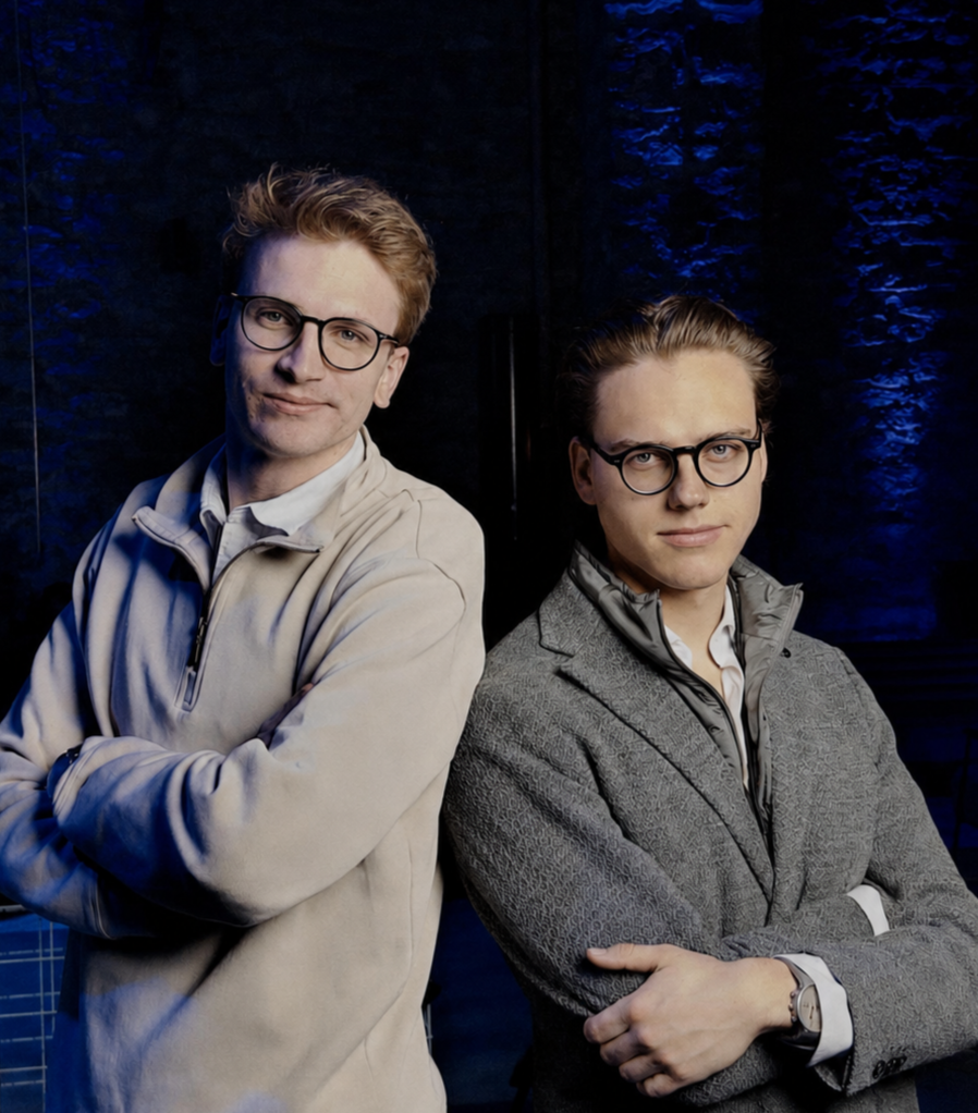 Justus August und Elias Arndt von AI Værk